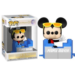 Mickey Mouse On The  Peoplemover 1163 - Walt Disney World 50th