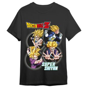 Camiseta Super Saiyans Dragon Ball
