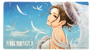 Final Fantasy X Tapete De Juego Yuna Wedding Dress Foil Stamp Ver. 61 x 34cm (Aproximadamente Diciembre/26) *LEER CONDICIONES*