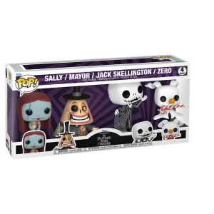 Sally/Mayor/Jack Skellington/Zero 4Pack - Pesadilla Antes de Navidad (Aproximadamente Octubre/26) *LEER CONDICIONES*