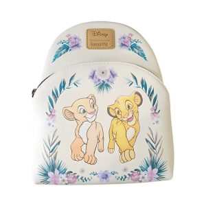 Loungefly El Rey León Simba & Nala Floral 26cm