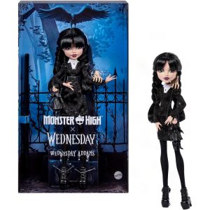 Wednesday Addams Monster High x Wednesday (Miércoles) (Aproximadamente Octubre/26) *LEER CONDICIONES*